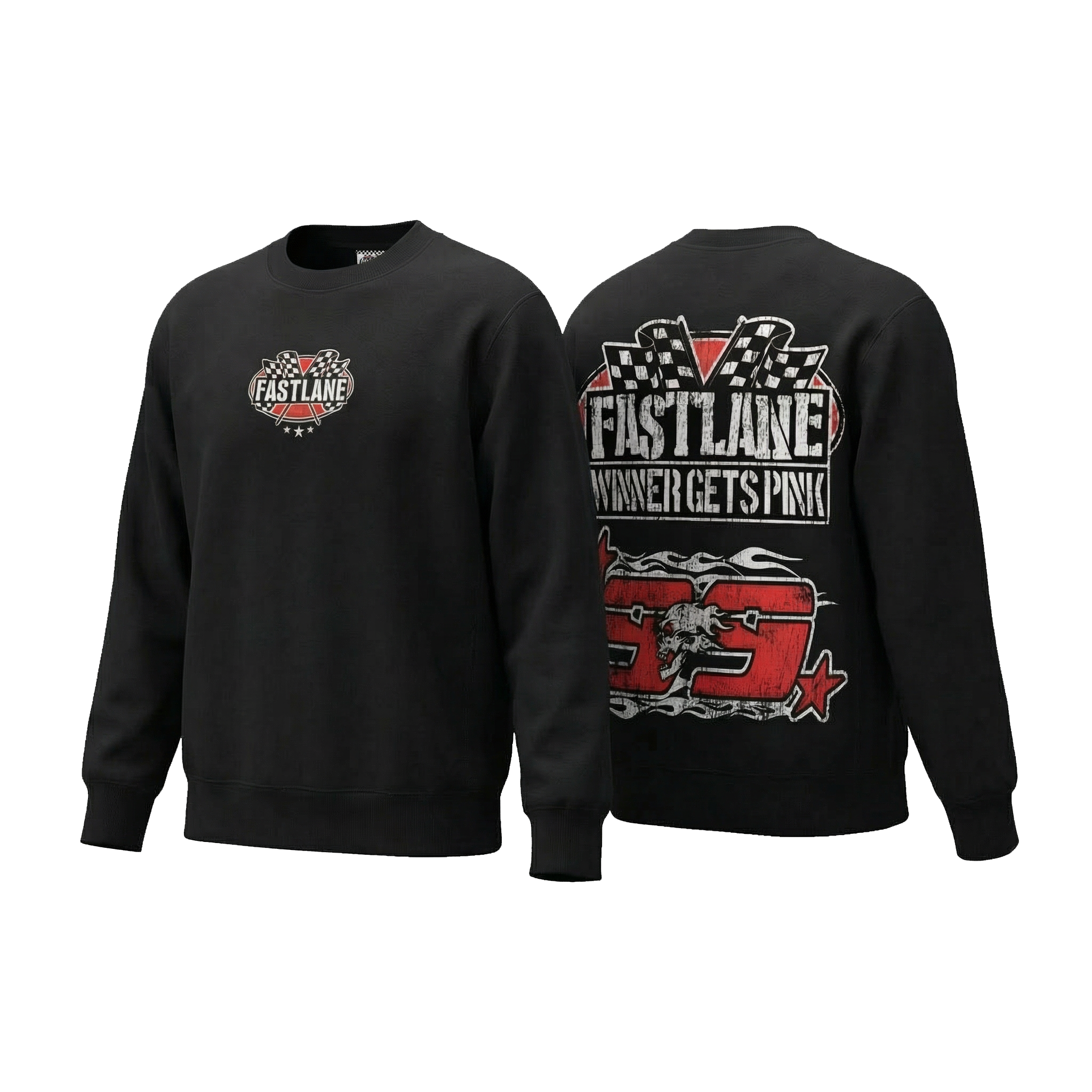 Fastlane Winner Gets Pinks Crewneck
